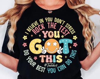 Test Day Svg Png: Rock The Test, You Got This (Digital Download)