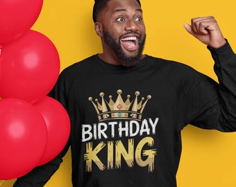 Birthday King SVG, PNG, Cricut, Silhouette (Digital Download)