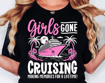 Chicas en crucero SVG PNG: Viaje de crucero vacacional a juego (descarga digital)