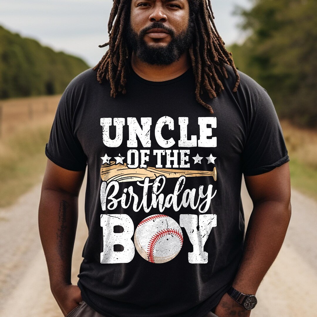 Uncle Baseball Uncle of the Birthday Boy SVG: Baseball Birthday Design (digital ...