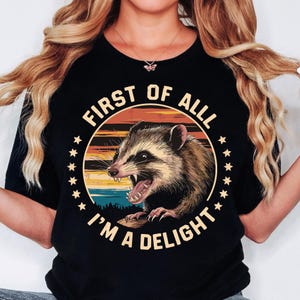 Sarcastic Opossum Lover Shirt Design PNG (Digital Download)