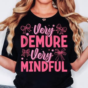 Very demure very mindful SVG athletic Bow Png file coquette aesthetic trendy PNG Tik Tok Trend Very Demure Graphic Svg Demure