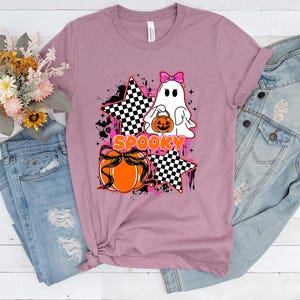 Retro Halloween Ghost Shirt: Comfort Colors Vintage Costume Tee