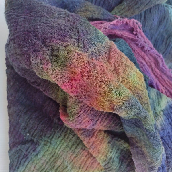 Large Hand Dyed Cheesecloth