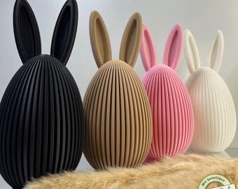 Minimalist Easter Egg | Decoration | Egg | Easter Egg | Black | Beige | 3D Print | PLA Spring Decoration Easter Decoration Modern