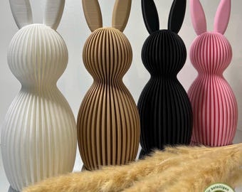 Minimalist Easter Bunny - Modern Easter Celebration Elegant & Japandi Style - Scandinavian Spring Decoration