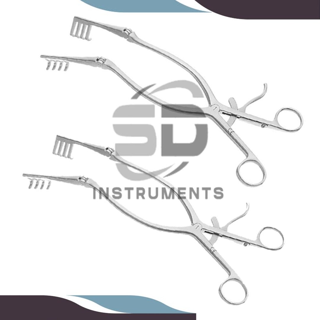 Beckman Retractor 31.5cm – 4 X 4 Prongs, High-quality Stainless Steel ...