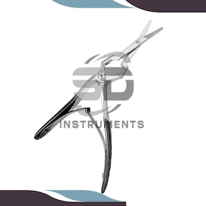 Becker Septum Scissors 18cm – Serrated Surgical Blades, Stainless Steel