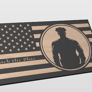 Police Flag, Law Enforcement - SVG