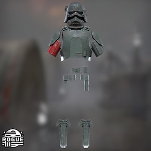 Imperial Army Mudtrooper Helmet and Armor Set STL Files