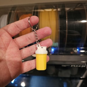 Mini Shaker Bottle Key Chain (Mimics Shaker Noise)