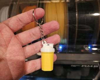 Mini Shaker Bottle Key Chain (Mimics Shaker Noise)