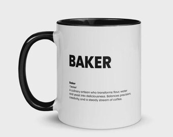 Baker Definition Mug | Funny Culinary Artisan Coffee Cup