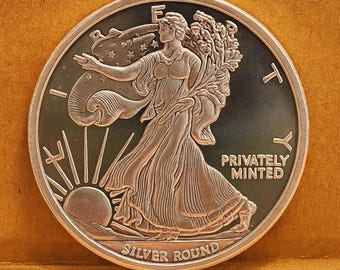 2025 .9999 Silver Walking Liberty Silver Round Bullion Coin