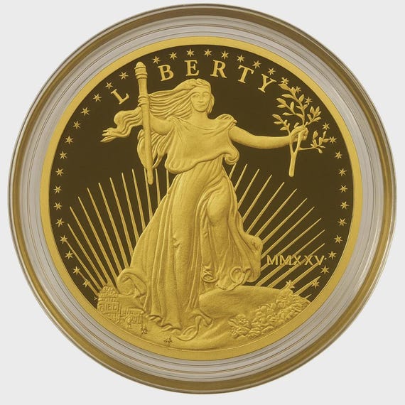 2026 St. Gaudens 5 Dollar Coin 24k Pure Gold .999