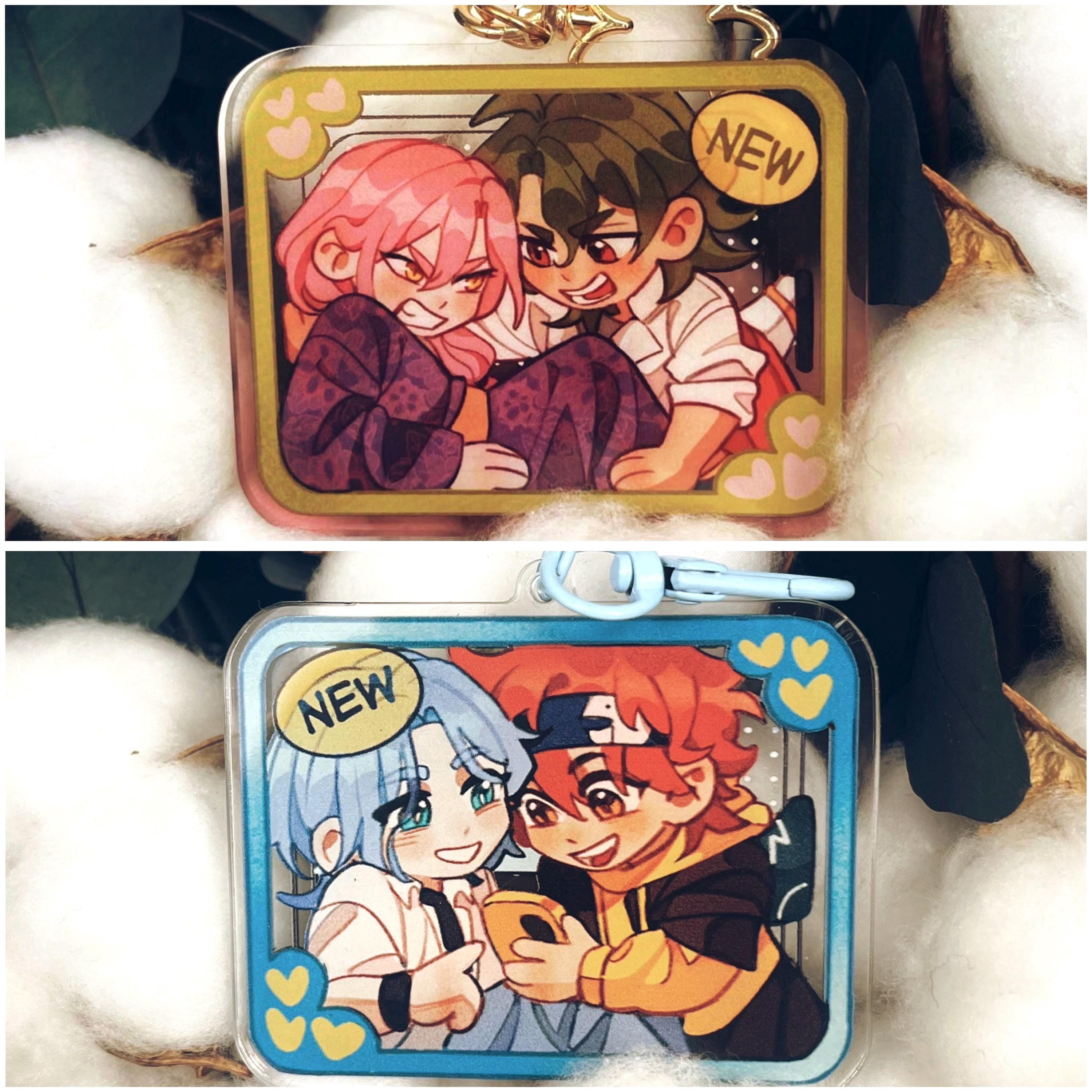 Sk8 the infinity double-sided acrylic keychains 7 cm.                     matchablossom | renga
