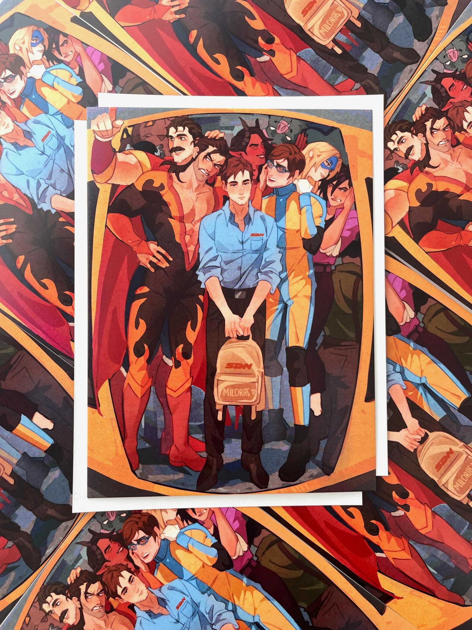 Sonar & Malevola | All Characters Art Print | Dispatch - Etsy Ireland