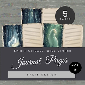 Creatures of Earth: Spirit Animal Totems | Printable Animal Collage (Digital Download)