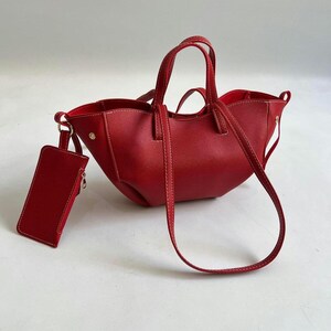 Bolso de mano y bandolera de cuero con correa larga y cremallera, bolso grande de cuero de lujo, diseño elegante, bolso de hombro de cuero vegano con billetera