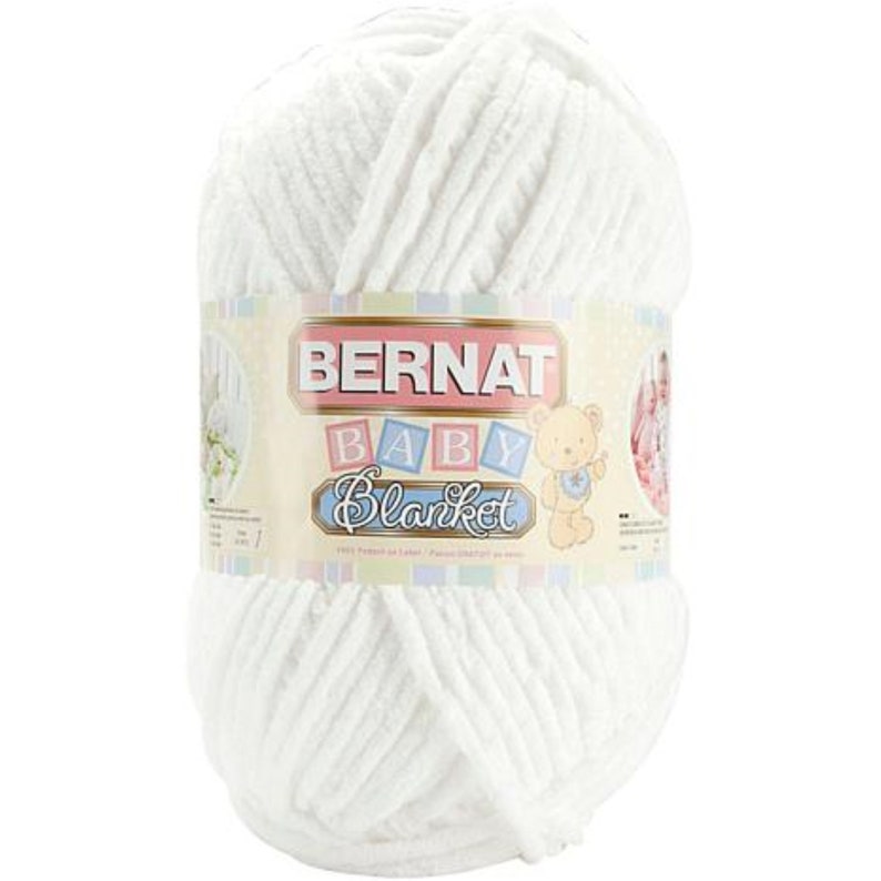 Bernat Baby Blanket Yarn in White Etsy
