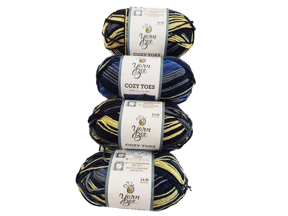 Yarn Bee Cozy Toes Yarn in Shadowy Meadow Etsy