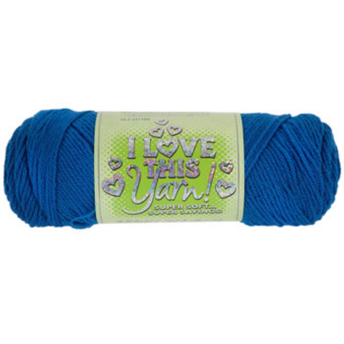 I Love This Yarn Sport Weight in Bright Blue Etsy