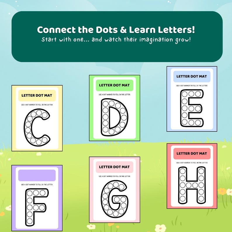 ABC Dot-to-dot Mats for Toddlers | Fun Letter Tracing & Early Learning ...