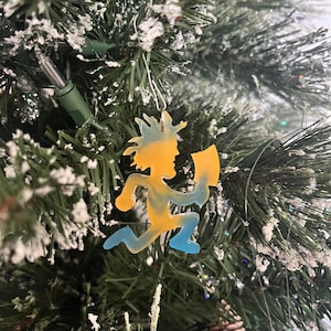 2 1/2” Juggalo Ornament Glow-in-the-Dark Charm Necklace or Magnet – Multiple Colors! Juggalos!  Made with Much Clown Love!  ICP