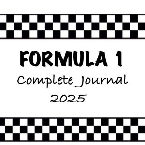 Printable F1 2025 Schedule Printable Etsy