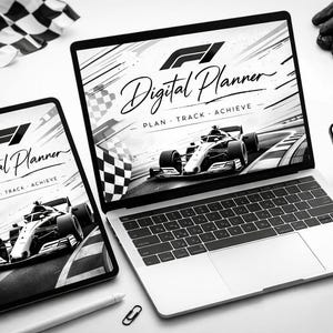 2026 F1 Race Calendar Planner | Formula 1 Season Journal (Digital Download)