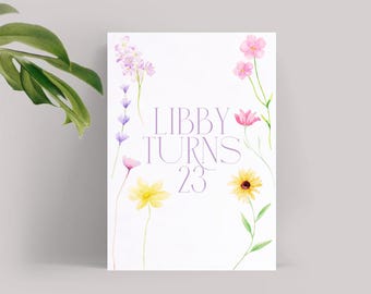Personalised Birthday Banner