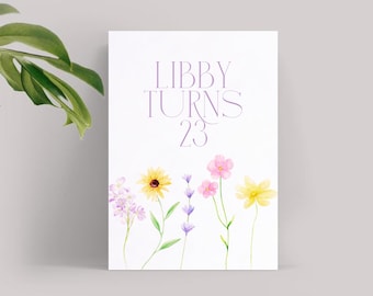 Personalised Birthday Banner