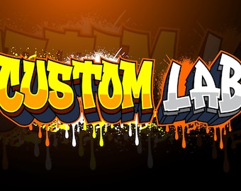 Personalized Graffiti Name Art: Custom Logo Design (Digital Download)
