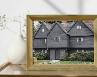 Salem Witch House Photo Print – Spooky Halloween Decor (8x10)