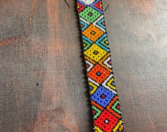 Handmade Maasai Beaded bracelet – Authentic Zulu bracelet – African Bridal bracelet  – Festival hand Jewelry – Unique Gift for Her