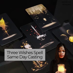 Three Wishes  Same Day Casting – Powerful Wish Manifestation, White & Black Magic, Fast Results, Psychic Energy