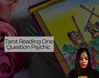 Tarotläsning En fråga Psykisk vägledning Snabb insikt Detaljerade svar om kärlek eller framtid