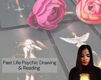 Past Life Psychic Drawing & Reading: Soulmate Sketch, Tarot Vision