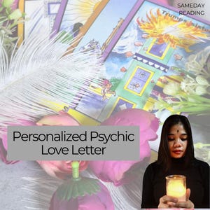 Carta de amor psíquica personalizada / Mensajes canalizados para aclarar las relaciones