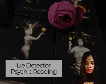 Lie Detector Psychic Reading: Truth or Lie Intuitive Insight (Same Day PDF)