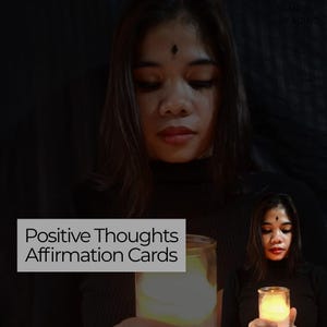 Carte di affermazione di pensieri positivi per migliorare la mentalità quotidiana / Mazzo di motivazione per la cura di sé / Set regalo per la salute mentale e la positività