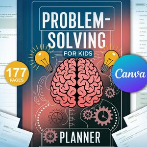 Problem Solving Planner for Kids by Digi Doodles, Essential Skills for Kids, A Comprehensive Guide to develop Problem solving ability