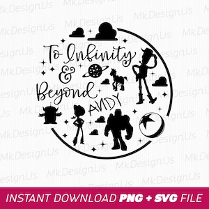To Infinity and Beyond Svg, Toy Friends Svg, Family Vacation Svg, Family Trip Svg, Vacay Mode, Png Svg Files For Print, Instant Download