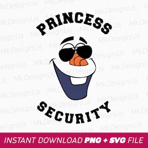 Princess Security Svg, Boy Friend Security Svg, Dad Security Svg, Funny Quote Svg, Family Trip Svg, Png Svg File For Print, Instant Download