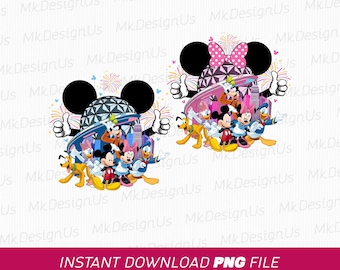 Mickey and Friends Png, Epcot Png, Garden and Flower Festival Png, Family Vacation Png, Vacay Mode, Png For Sublimation, Instant Download