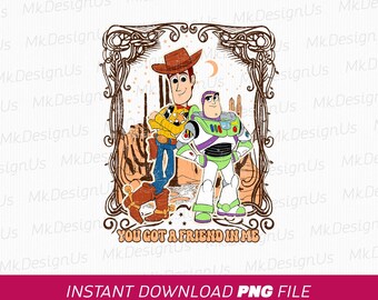 Toy Story Png, You Got A Friend In Me, Family Vacation Design (Digital Download)
