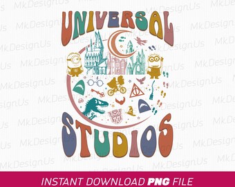 Archivo PNG de viaje familiar a Universal Studios 2025 (descarga digital)