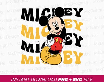 Retro Mouse Family Trip 2025 SVG, PNG (Instant Download)