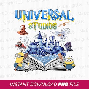 Universal Studios Png, Family Vacation Png, Vacay Mode, Family Trip Png, Cartoon Characters Png, Png File For Sublimation, Instant Download
