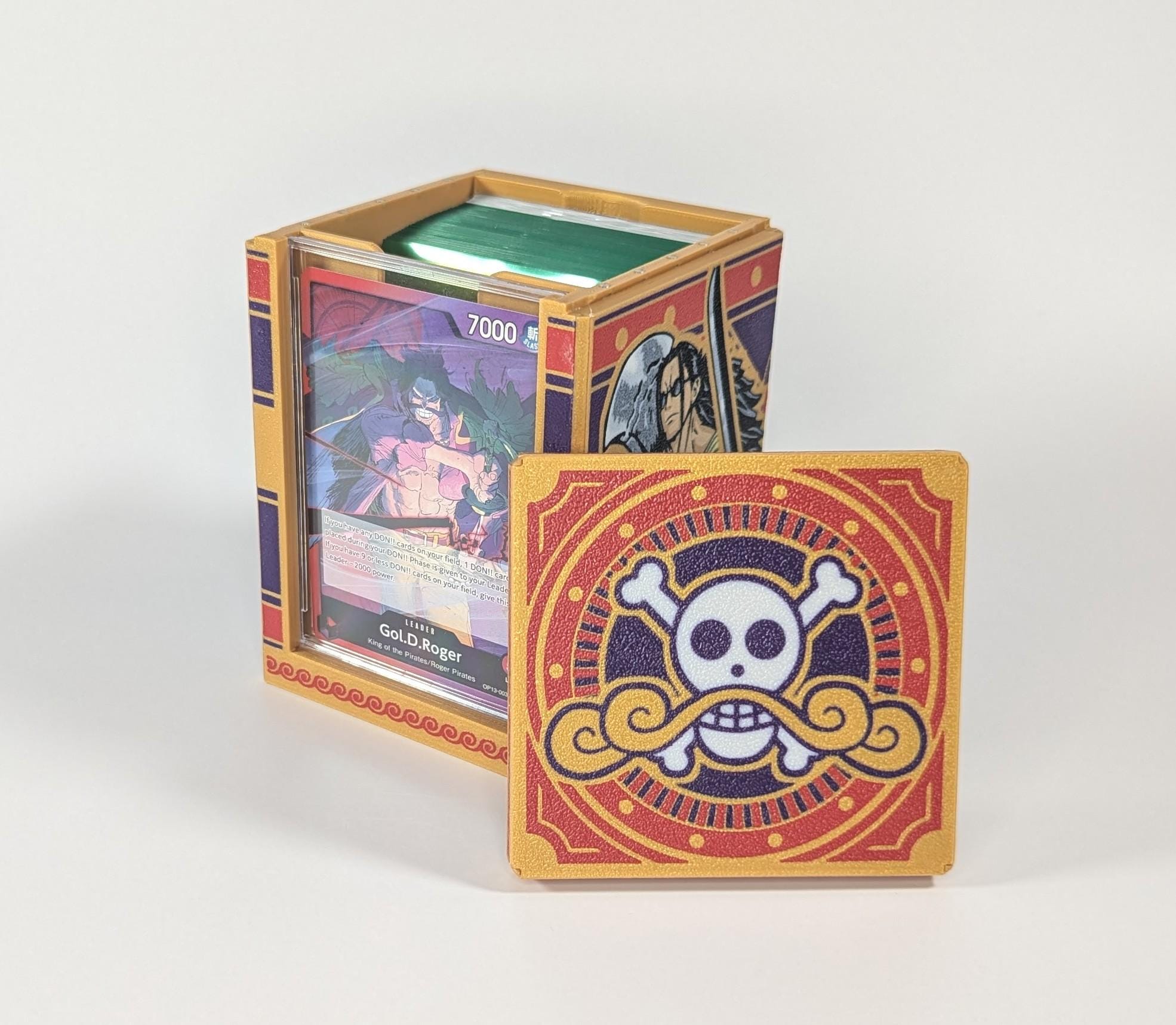Gol D. Roger Deck Box - One Piece TCG - Etsy